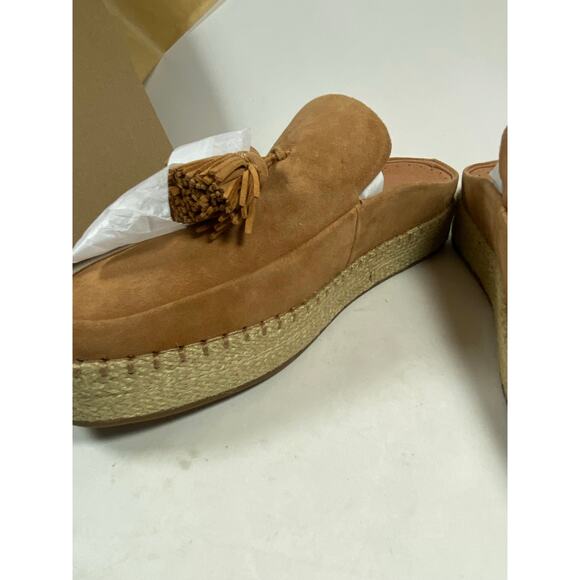 Kenneth Cole Gentle Souls Rory Leather Espadrilles Brown BRAND NEW Women's 9M - Picture 10 of 12